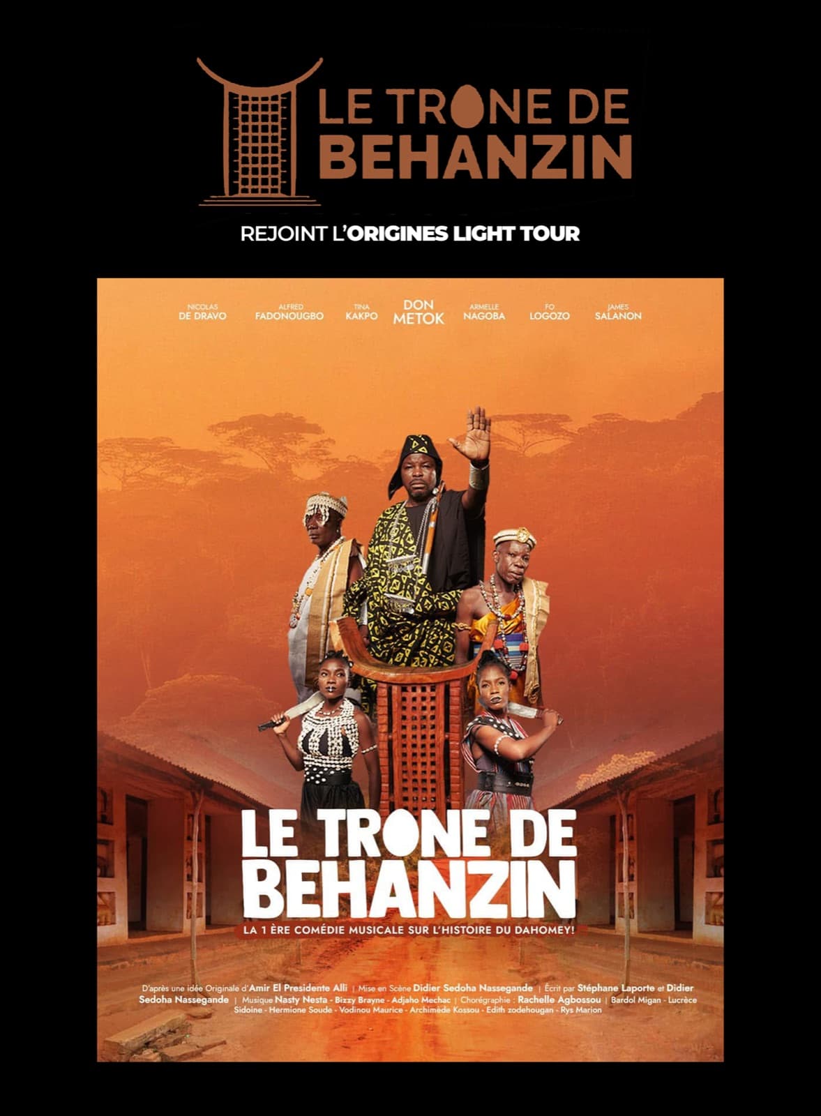 Le Trône de Béhanzin, la première comédie musicale sur l'histoire du Dahomey